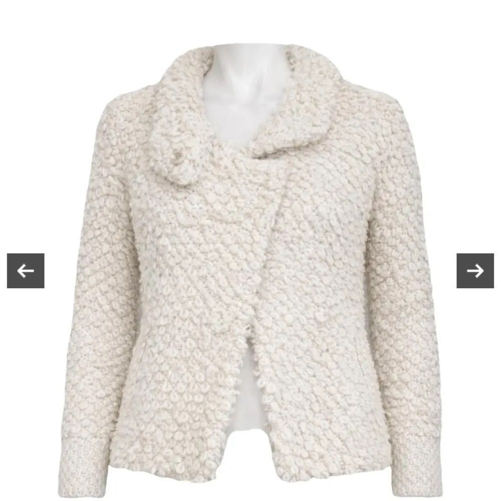 IRO Cream Teddy Jacket #15